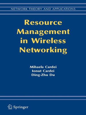 cover image of Resource Management in Wireless Networking